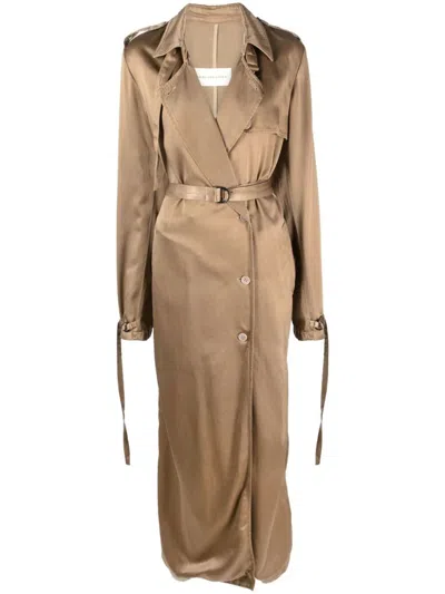 Dries Van Noten 00430 Renwicks Gd 7286 Coat In Neutral
