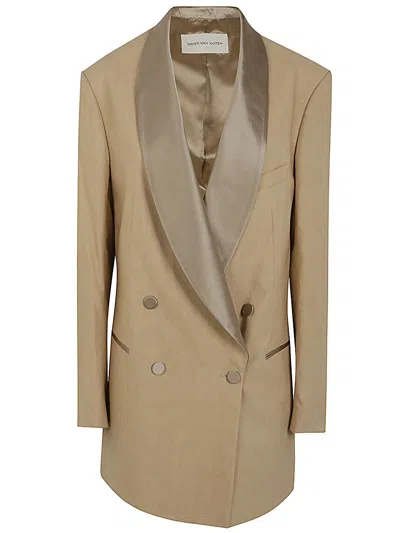 Dries Van Noten 00510 Blissy Tux 8373 Jacket In Brown