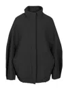 Dries Van Noten 00660-voles 2118 Brushed Back Twill Cotton Jacket Coats Grey In Black