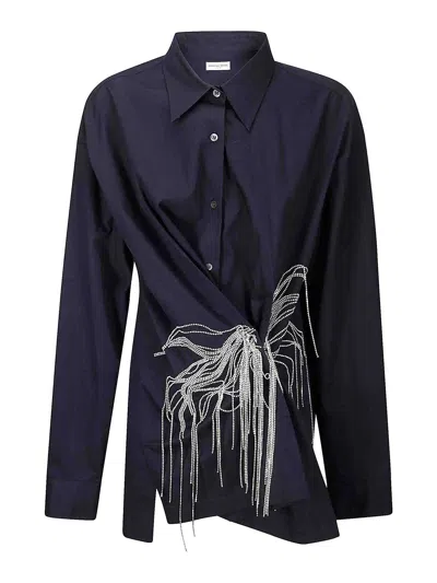 DRIES VAN NOTEN CAMISA - AZUL OSCURO