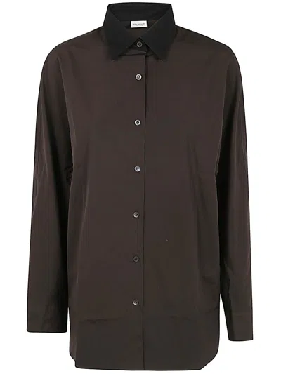 Dries Van Noten 00700 Casio Bis 9244 W.w.shirt Clothing In Brown