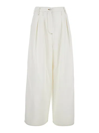 Dries Van Noten 00770-pamplona Denim 1552 W.w.pants In Multicolor