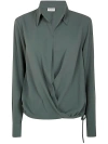 Dries Van Noten Cedal 9155 W.w.shirt In Green