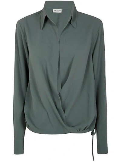 Dries Van Noten 00830cedal 9155 W.w.shirt Clothing In Green