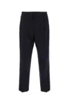 Dries Van Noten Penrud Pinstripe Pleated Wool Trousers