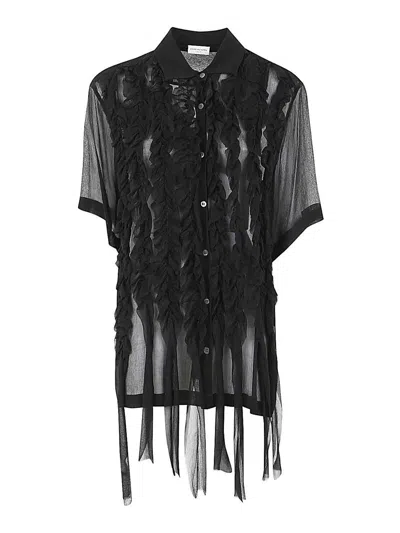 Dries Van Noten 00870 Clasan 6473 W W Shirt In Black