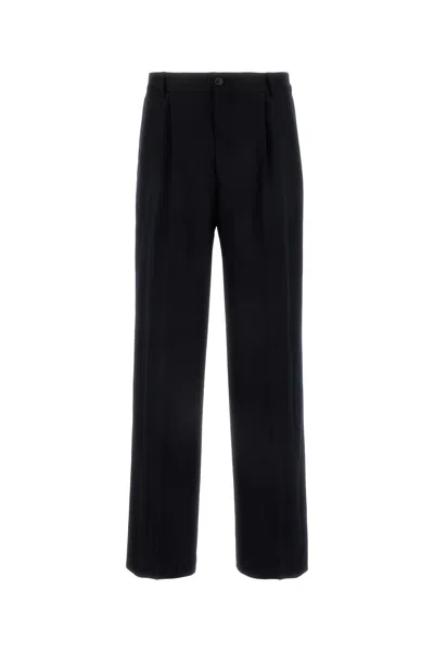 DRIES VAN NOTEN DRIES VAN NOTEN MIDNIGHT BLUE WOOL PENRUD PANT