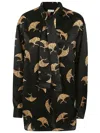 Dries Van Noten Long-sleeved Shirt In Black