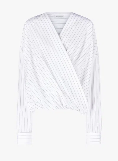 Dries Van Noten 01170 Camiel 2021 W.w.shirt Clothing In White