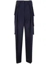 Dries Van Noten Women's 01370 Polkar 8374 Pants In Blue