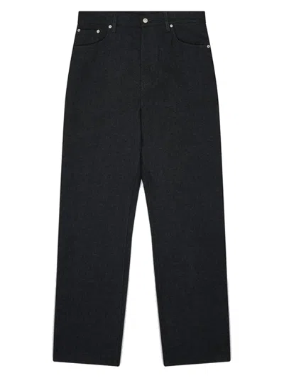 Dries Van Noten 01475 Pine Long 2118 M.w. Pants In Black