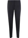 Dries Van Noten Black Trousers With Slits And Buttons In Black