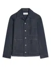 Dries Van Noten Long Sleeve Denim Jacket In Blue