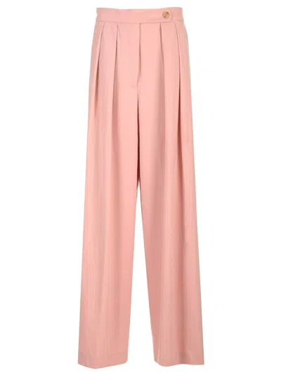 Dries Van Noten 01680-pamplona 9217 W.w.pants In Rose