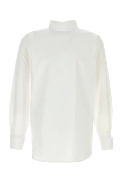 DRIES VAN NOTEN DRIES VAN NOTEN WHITE POPLIN CORSINO SHIRT
