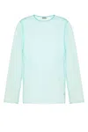Dries Van Noten Light Blue Organza Camille Top