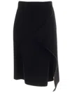 Dries Van Noten 01940-serve 9190 W.k.skirt In Black