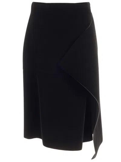 Dries Van Noten 01940-serve 9190 W.k.skirt In Black