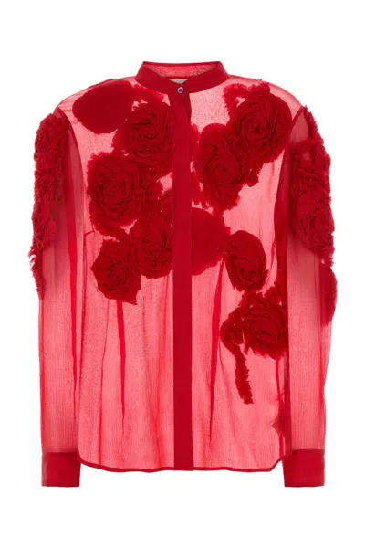 Dries Van Noten 02110-chowsa Emb 3376 W W Shirt In Animal Print