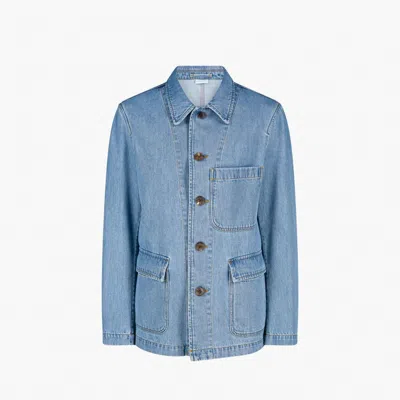 Dries Van Noten 02150 Braxton Denim 1552 M.w.jacket Clothing In Blue