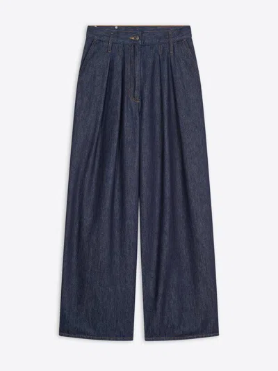 Dries Van Noten High-rise Wide-leg Jeans In Blue