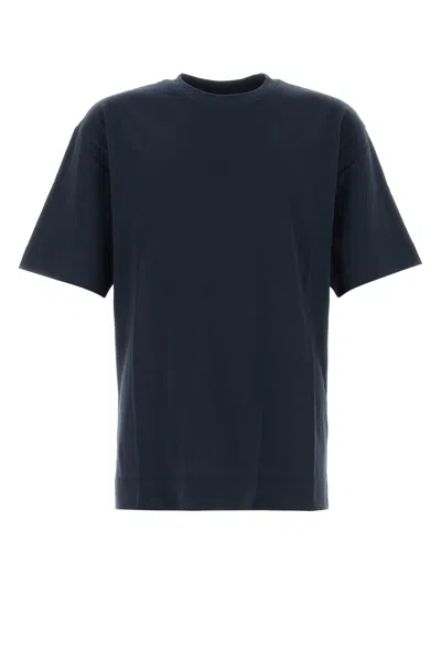 DRIES VAN NOTEN DRIES VAN NOTEN NAVY BLUE COTTON HELI T-SHIRT