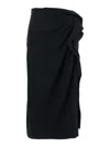 Dries Van Noten 02670-hanam 1610 W.k.skirt In Multicolor
