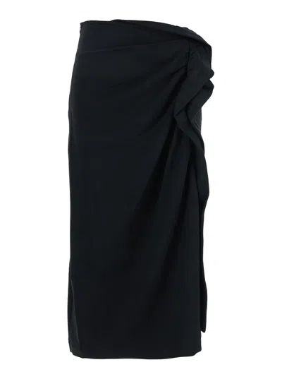 Dries Van Noten 02670-hanam 1610 W.k.skirt In Multicolor