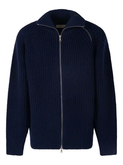 Dries Van Noten 03190 Monty Bis 2707 M.k. Sweater In Blue