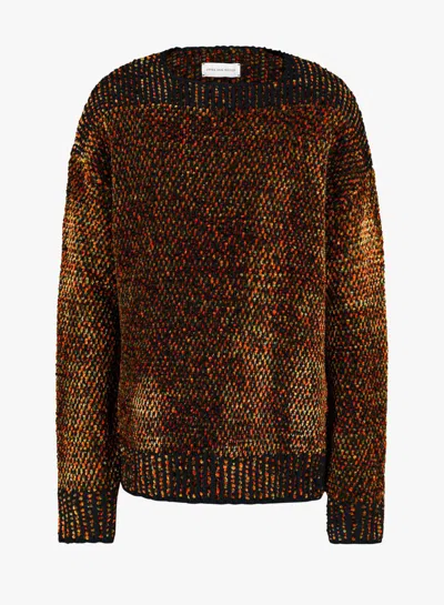 Dries Van Noten 03230 Malta 2728 M.k.sweater Clothing In Brown