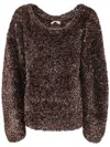 Dries Van Noten Women's Tess 9725 W.k.sweater In Brown