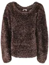 Dries Van Noten Women's Tess 9725 W.k.sweater In Brown