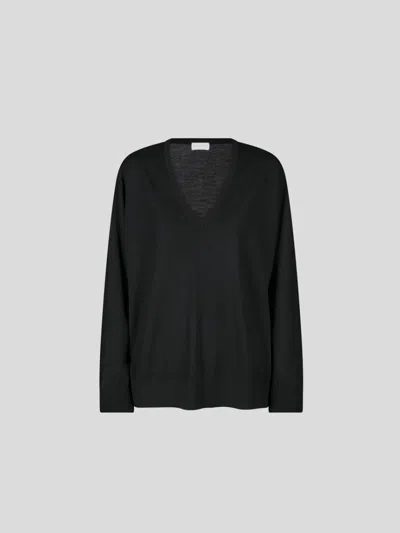 Dries Van Noten 03360 Tuomas 1700 W.k.sweater Clothing In Black