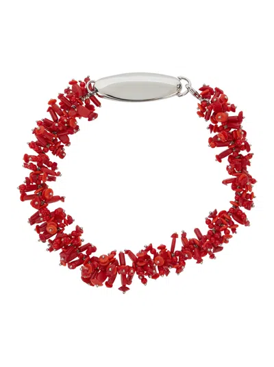 Dries Van Noten 04140-neckl.w251-301 Q067 W.neckl. In Red