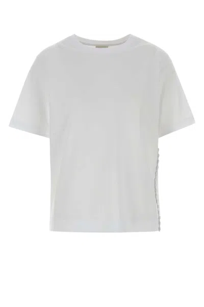 Dries Van Noten 06120-heydu Bis 2603 W.k.ss.t-shirt In White