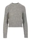 Dries Van Noten 09320-texas 2709 Crewneck Sweater Knitwear Grey In Gray