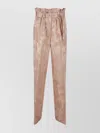 Dries Van Noten High-waisted Trousers With Belted Detail