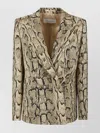 Dries Van Noten 1417 W.w. Jacket In Neutral