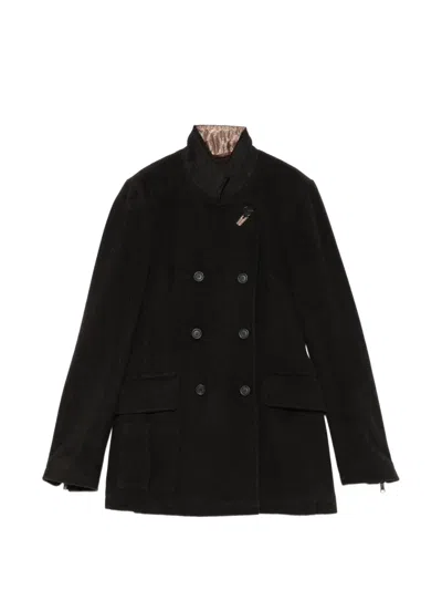 Pre-owned Dries Van Noten 1990s Double-breasted Jacket In Grey