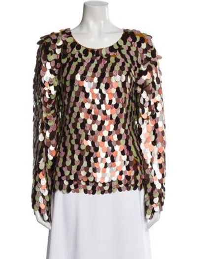 Pre-owned Dries Van Noten 2025 Patterned Top