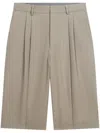 Dries Van Noten Classic Suit Bermuda Panrom Trousers In Gray