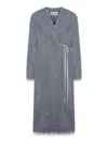Dries Van Noten 00060 Rivla 2031 W.w.coat Clothing In Blue