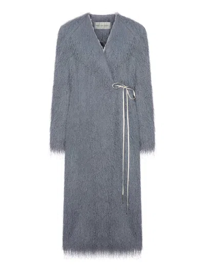 Dries Van Noten 00060 Rivla 2031 W.w.coat Clothing In Blue