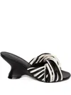 Dries Van Noten 75mm Open-toe Leather Sandals In Black