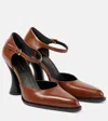 DRIES VAN NOTEN 95 LEATHER MARY JANE PUMPS