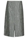 Dries Van Noten Shera Bis Cr 1428 W.w.skirt In Grey