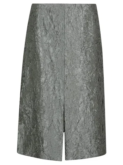 Dries Van Noten Shera Bis Cr 1428 W.w.skirt In Green