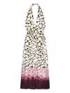 Dries Van Noten Printed Silk Twill Maxi Dress