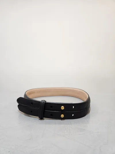 Dries Van Noten Adjustable Waist Belt In Black
