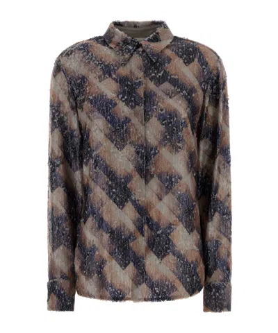 DRIES VAN NOTEN DRIES VAN NOTEN ALL-OVER PATTERNED BUTTON-UP SHIRT